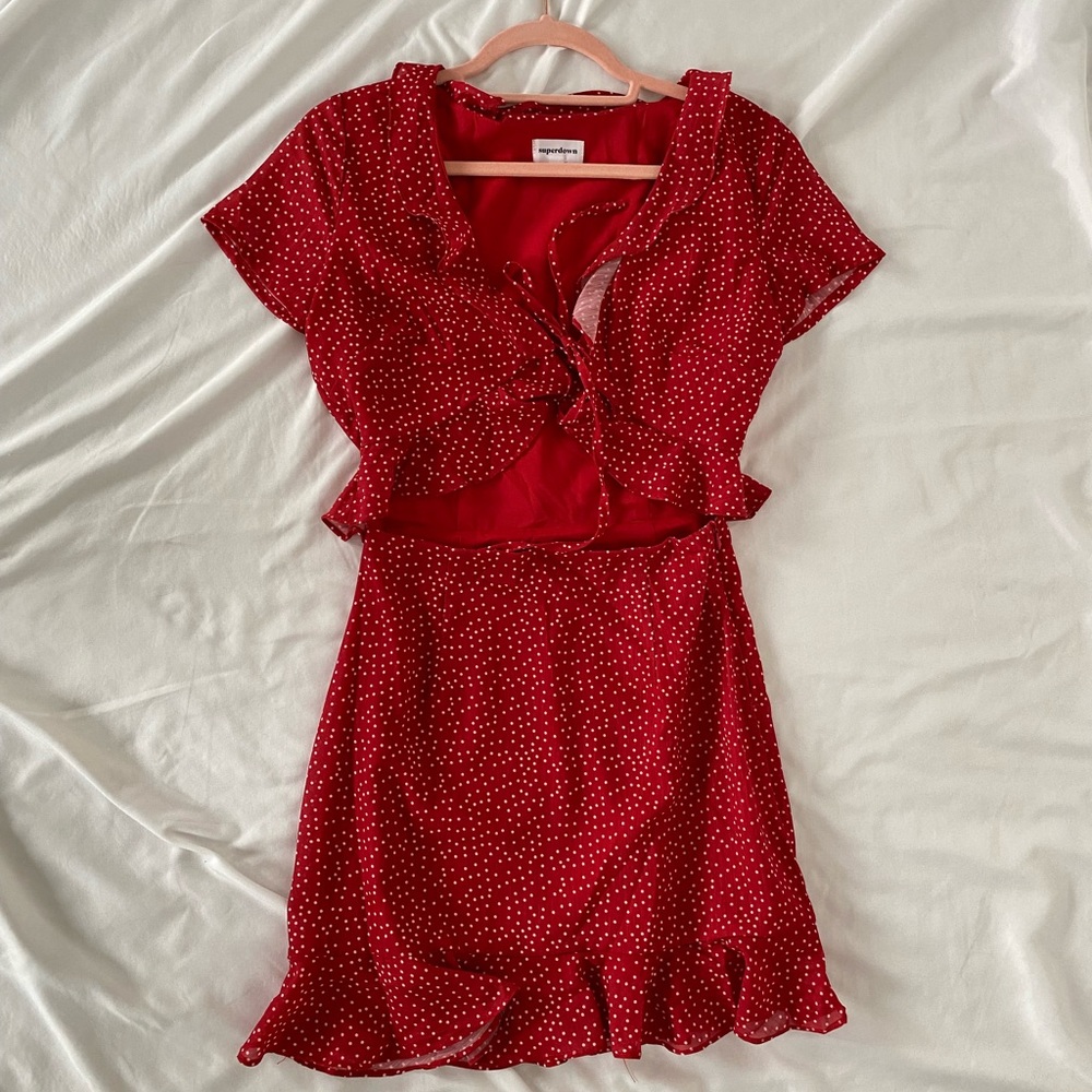 NEW Superdown Polka Dot Dress (Revolve)